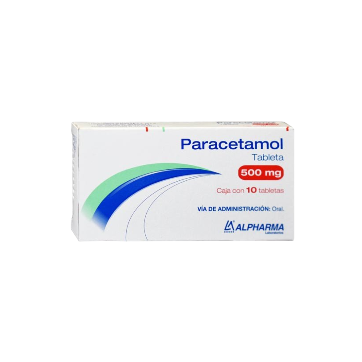 PARACETAMOL 500 MG. CAJA CON 10 TABLETAS