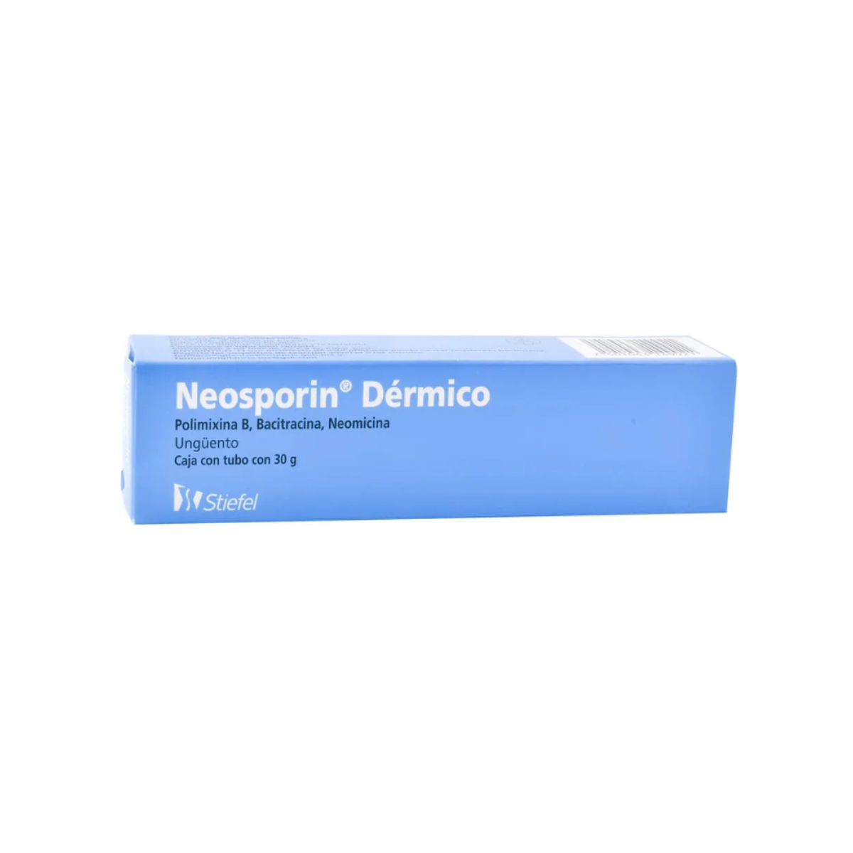 NEOSPORIN DÉRMICO. POLIMIXINA B/BACITRACINA/NEOMICINA. UNGÜENTO. TUBO CON 30 G