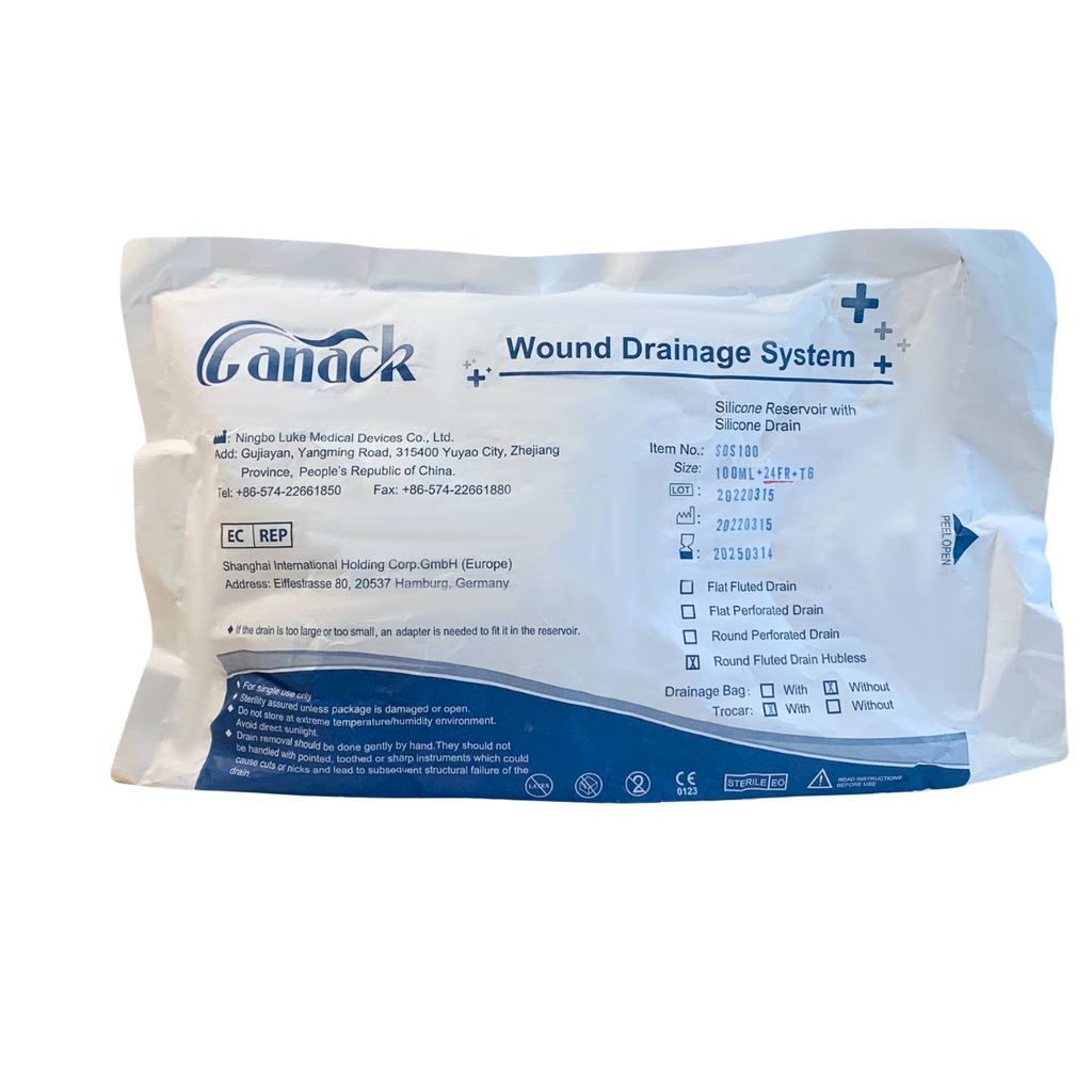 DRENAJE DE SILICON TIPO BLAKE 24 FR GANACK REF. SDS100