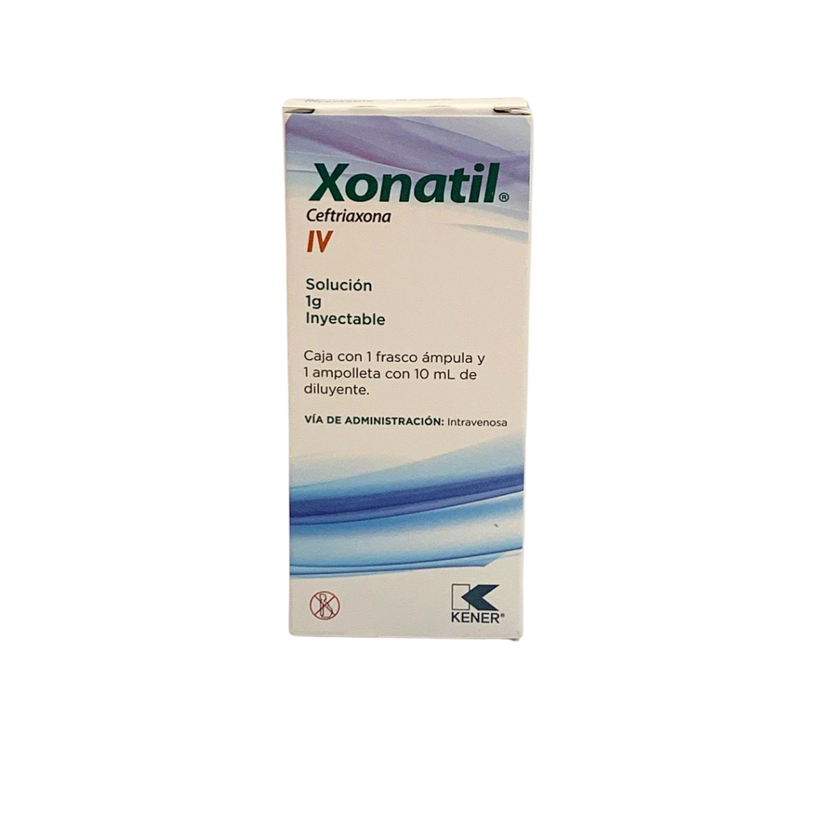 XONATIL CEFTRIAXONA IV SOLUCIÓN 1G INYECTABLE KENER