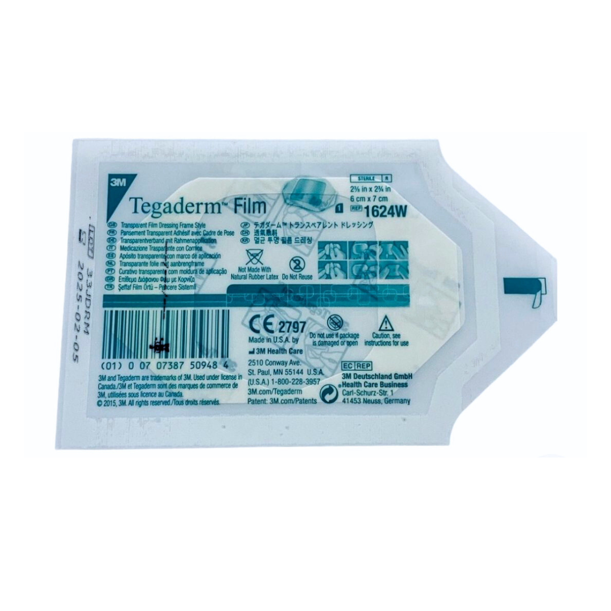 TEGADERM FILM 6X7 MM / CONTIENE 10 PIEZAS