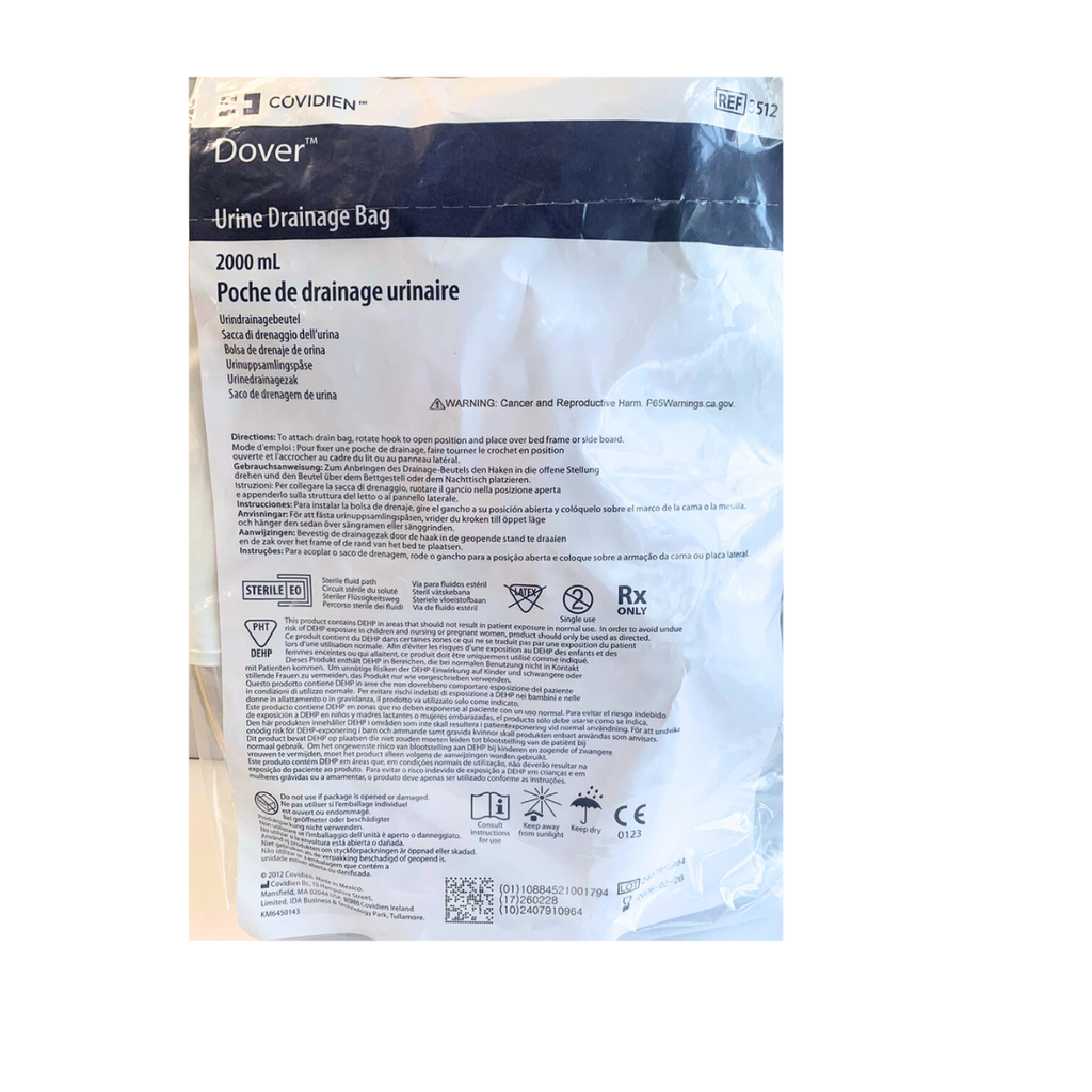 COVIDIEN BOLSA RECOLECTORA DE ORINA SISTEMA CERRADO 2000ML