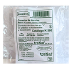 CONECTOR DE DOS VIAS EN "Y" DE PLASTICO. (TROKAR)