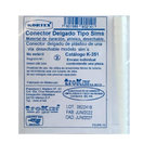 CONECTOR DELGADO DE PLASTICO DE 1 VIA. (TROKAR)