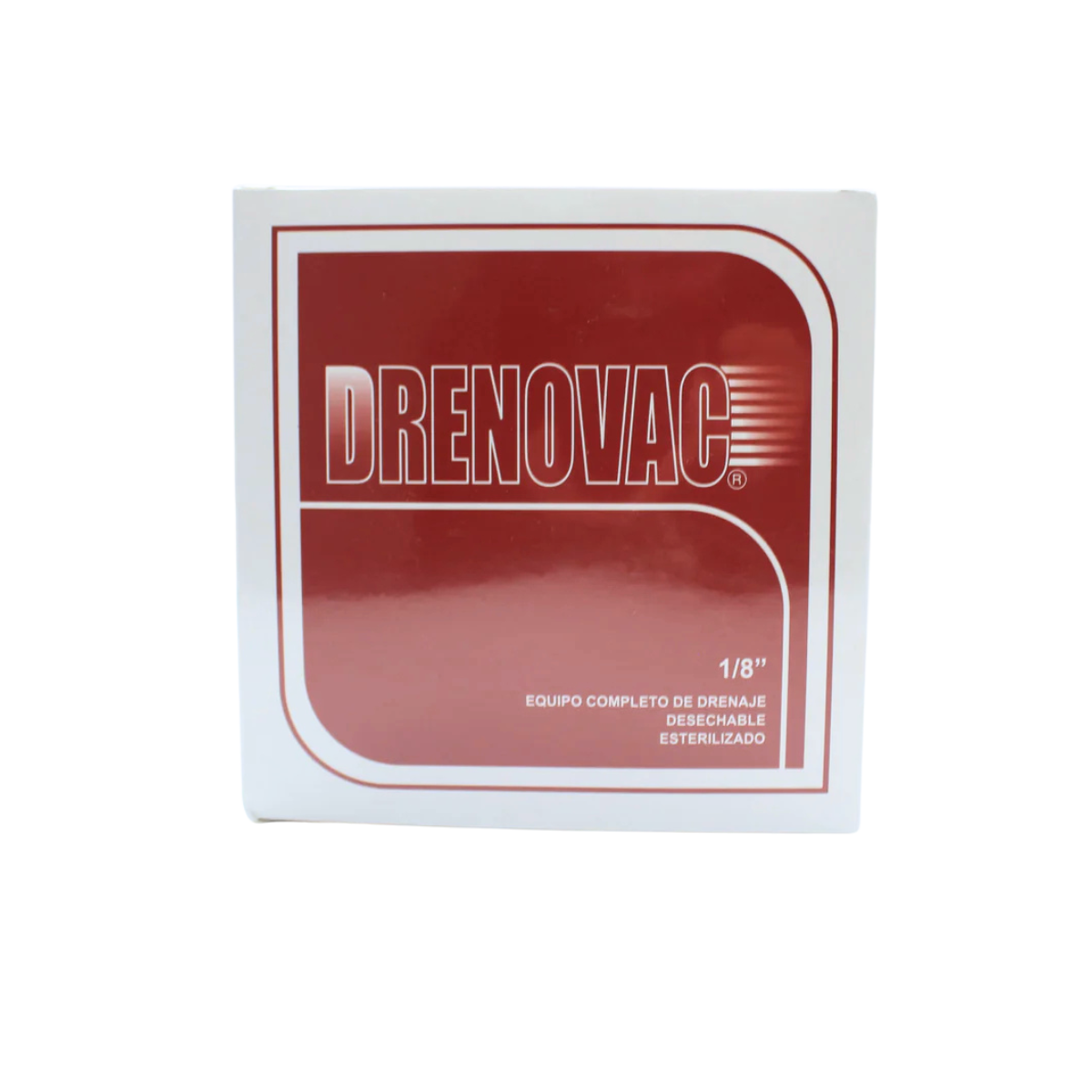 DRENOVAC 1/8 EQUIPO COMPLETO DE DRENAJE DESECHABLE ESTERILIZADO