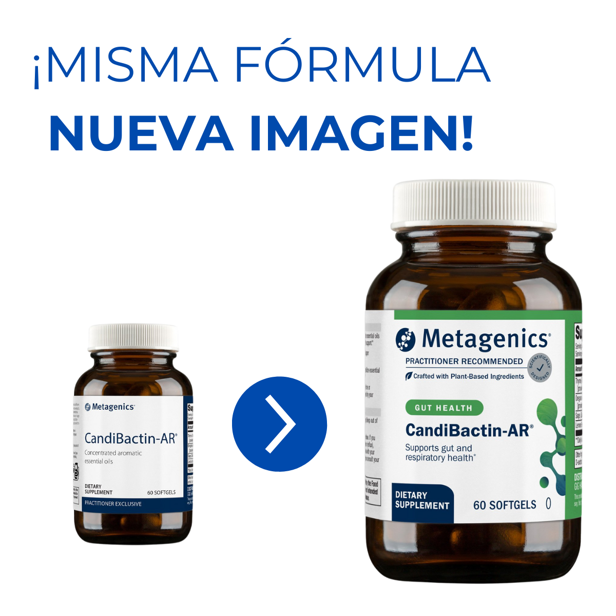 Metagenics - CandiBactin Ar 60 tabletas