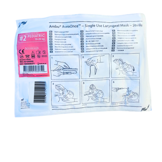 AMBU/LANCETAHG MASCARILLA LARINGEA PEDIATRICA DESECHABLE #2.