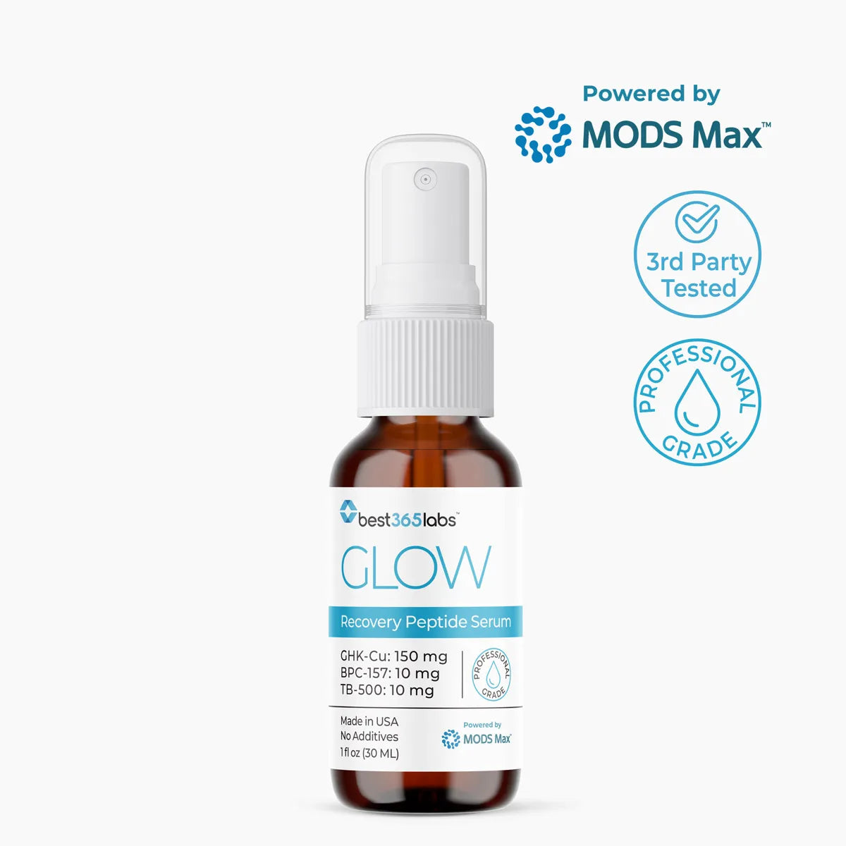 BEST365LABS GLOW RECOVERY PEPTIDE SERUM