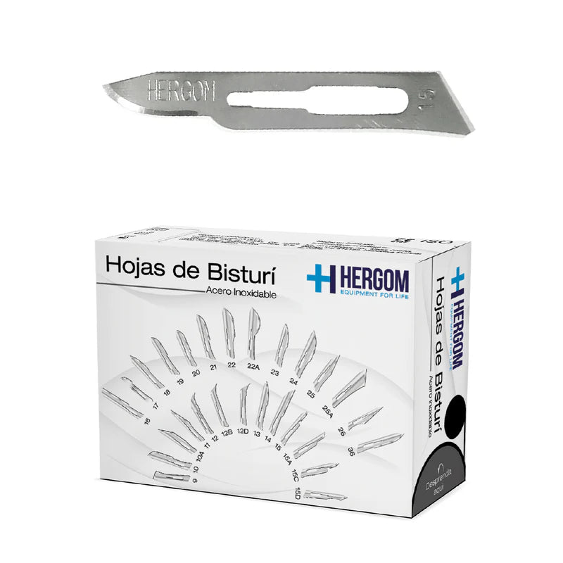 HOJA HERGOM DE BISTURI # 15