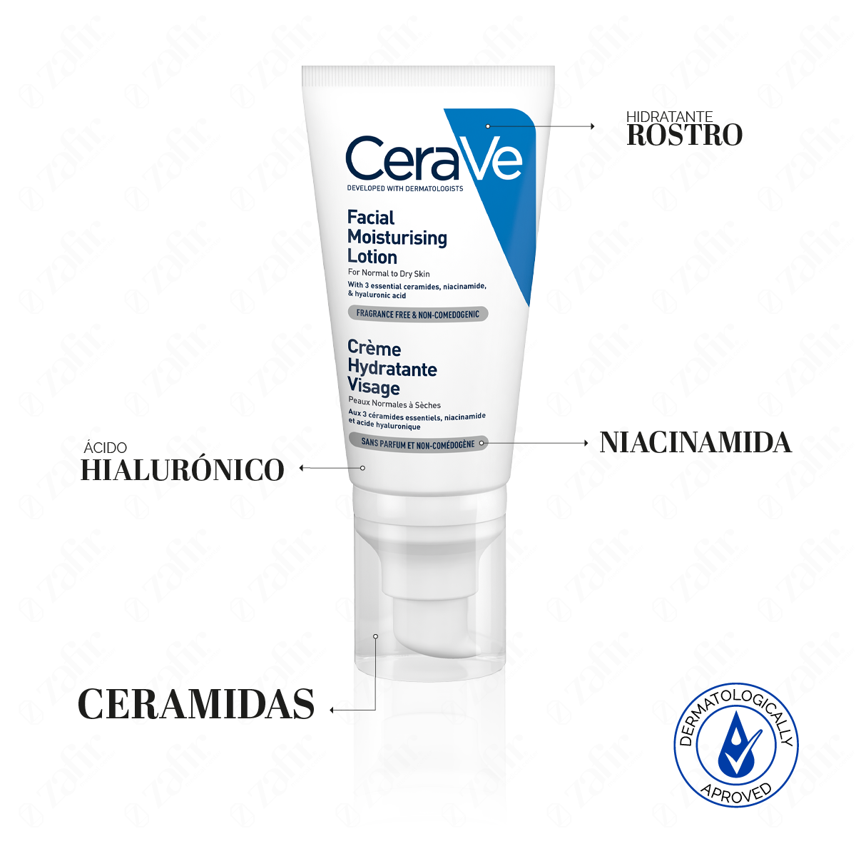 CeraVe Loción Facial, Crema Reparadora de Noche