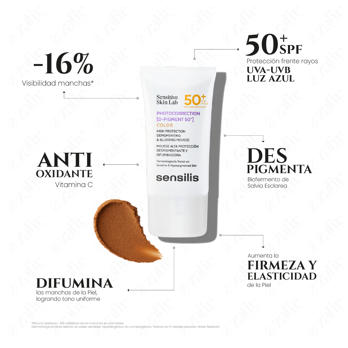 Mousse Alta Protección Photocorrection (D-Pigment 50+) Despigmentante