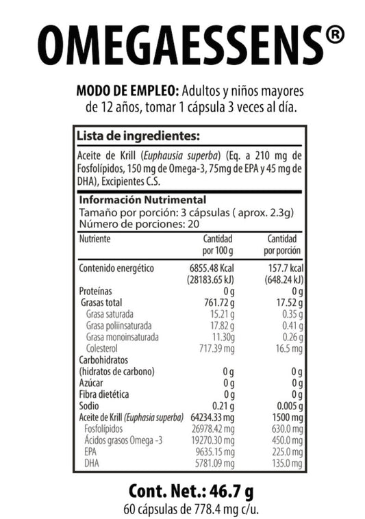 Nutrabiotics Omegaessens 60 Cápsulas