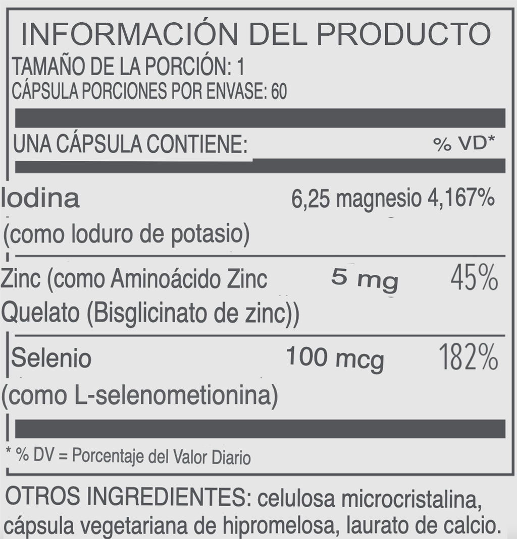 BioTE Iodine + (180 cápsulas)