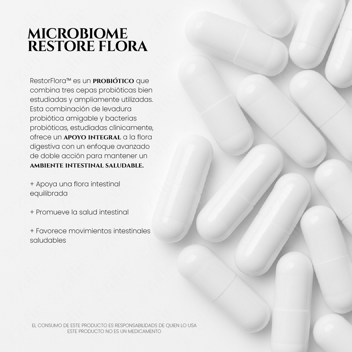 Microbiome Labs - RestorFlora (60 cápsulas)