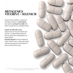 Vitamina E + Selenio Metagenics | Antioxidante Celular | Soporte Inmune y Piel | 60 Tabletas