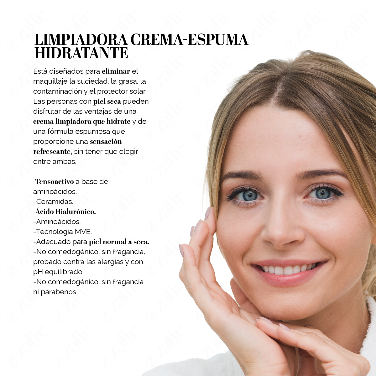 CeraVe Limpiadora Crema-Espuma Hidratante Facial Diaria para Piel Normal a Seca 236ml