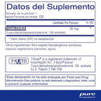 Pure encapsulations 7-KETO DHEA 25 MG 120 CAPSULAS