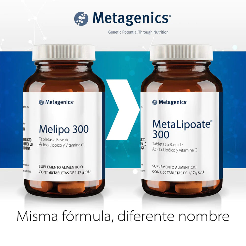 Metagenics Metalipoate 300 (60 tabletas) - Zafir Medical Center