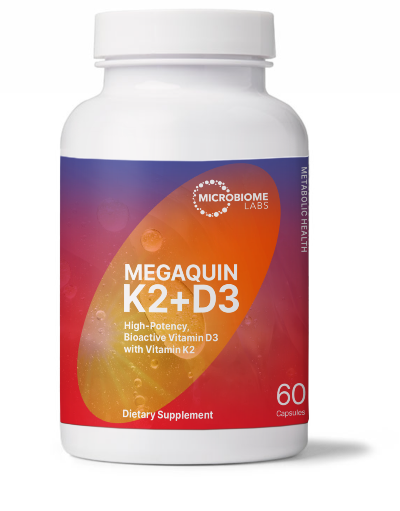 MICROBIOME LABS MEGAQUIN K2 + D3