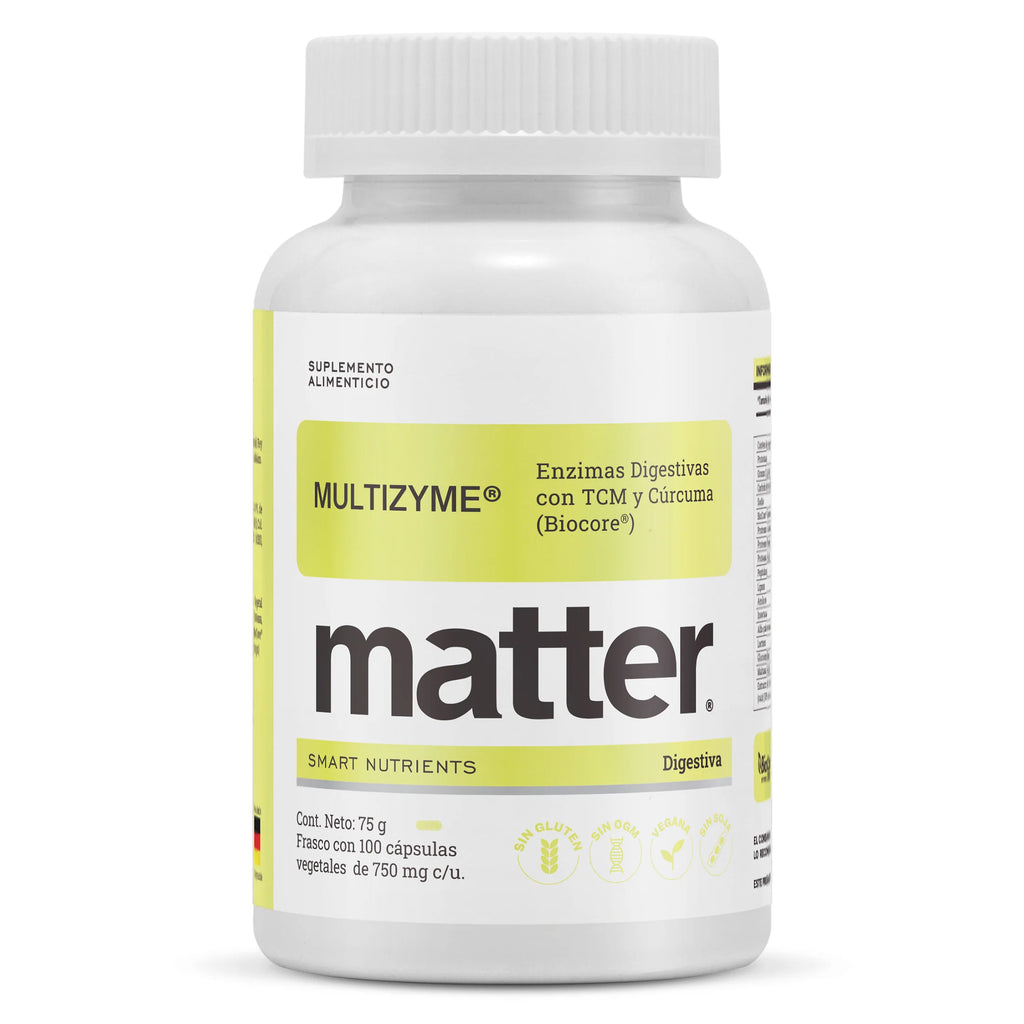 Multizyme Matter Enzimas Digestivas con TCM y Cúrcuma