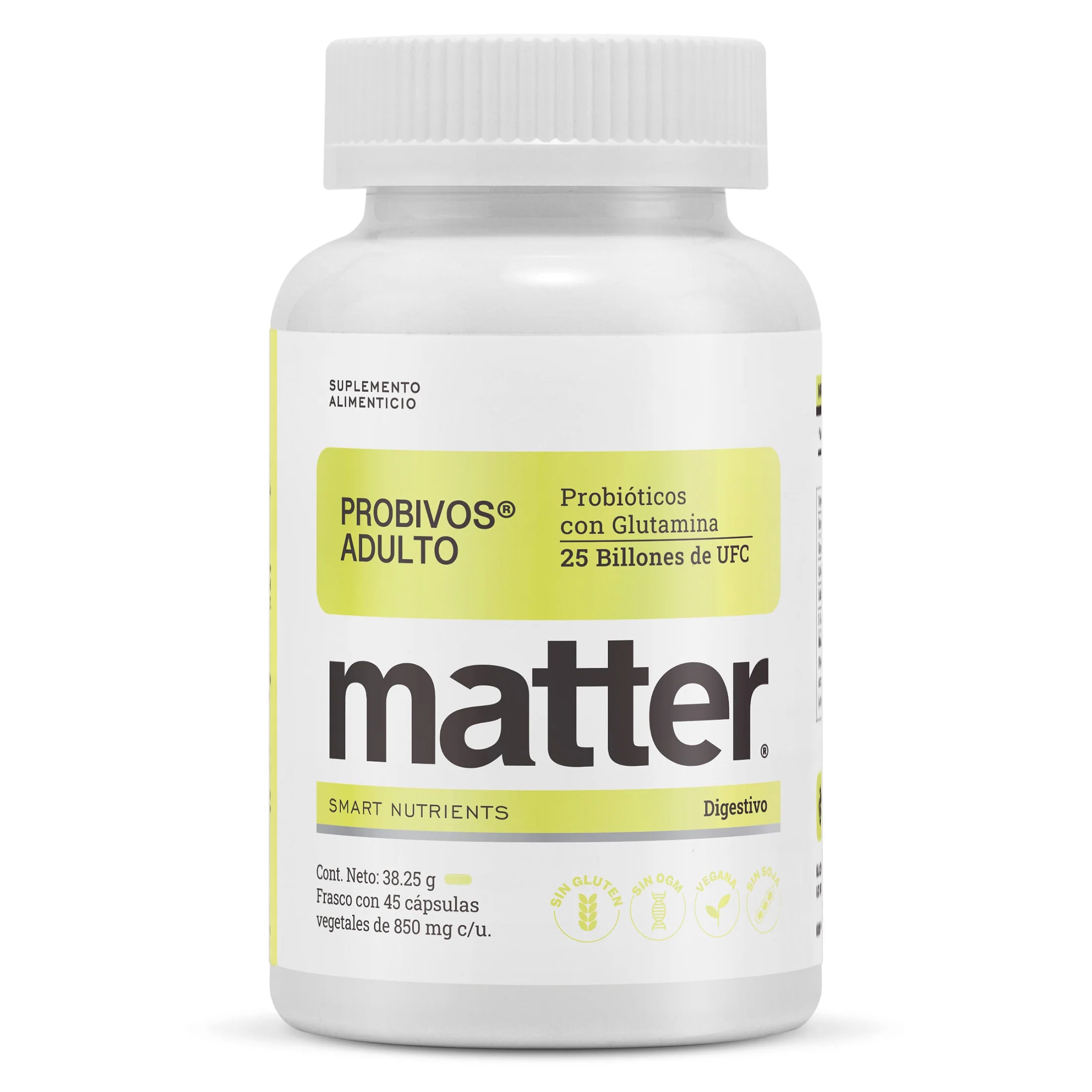 Matter Probivos Adulto | Probióticos con Glutamina para la Salud Digestiva
