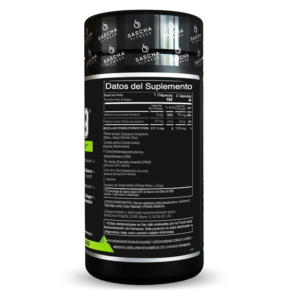 Sascha Fitness FIT 9 Fat Loss Support 120 cáps