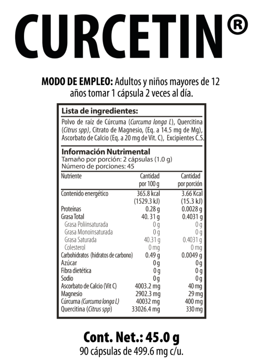 Curcetin Nutrabiotics