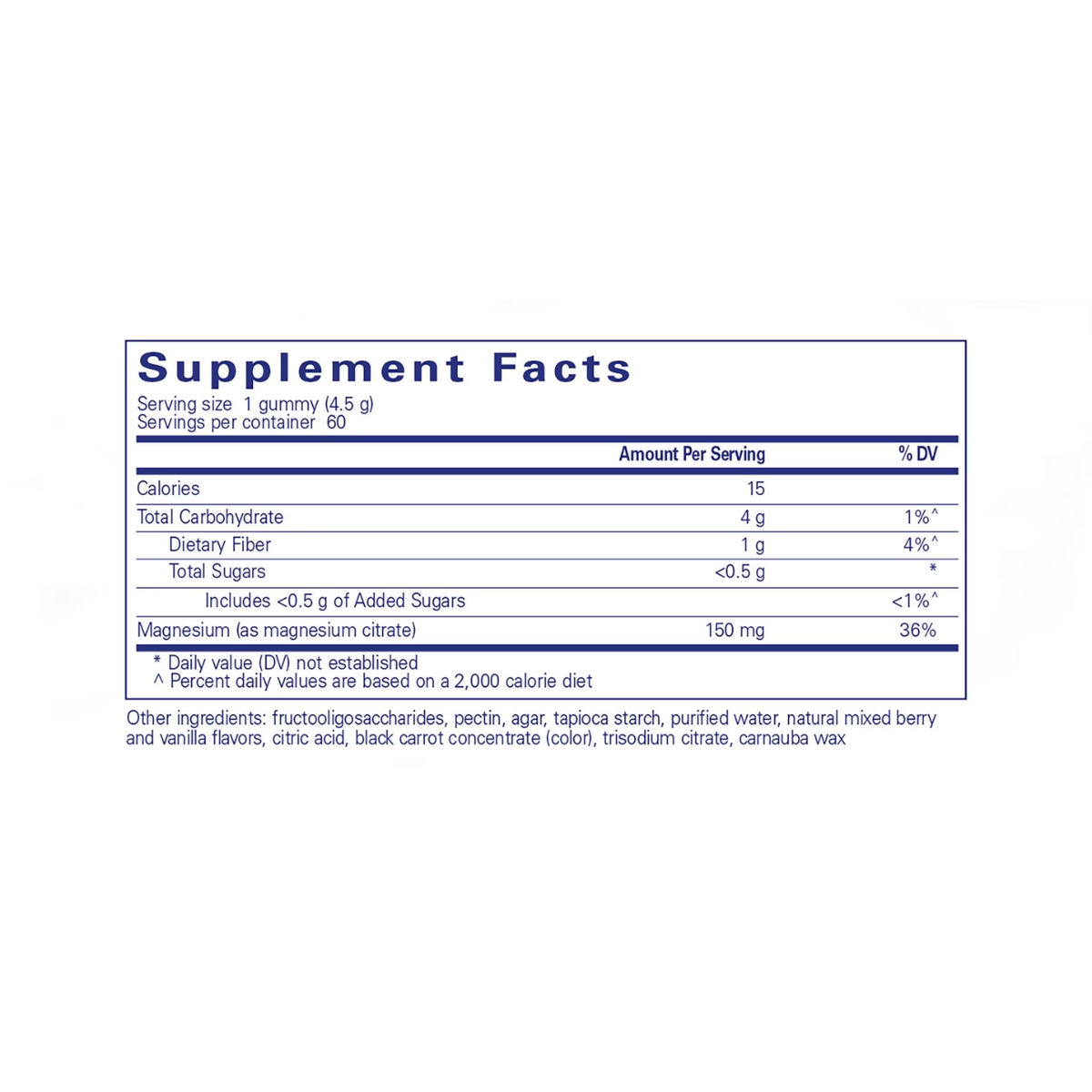 Pure Encapsulations Magnesium Gummy