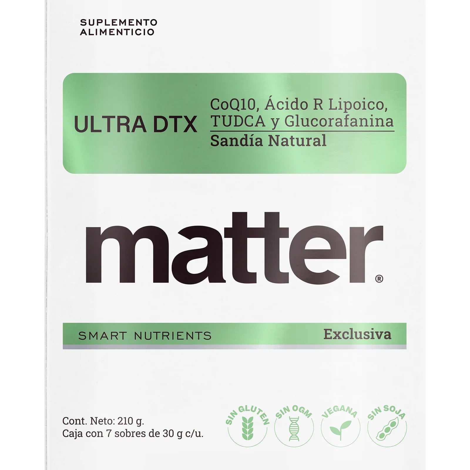 Matter Ultra DTX Sandía Natural | Detoxificación y Soporte Hepático Avanzado