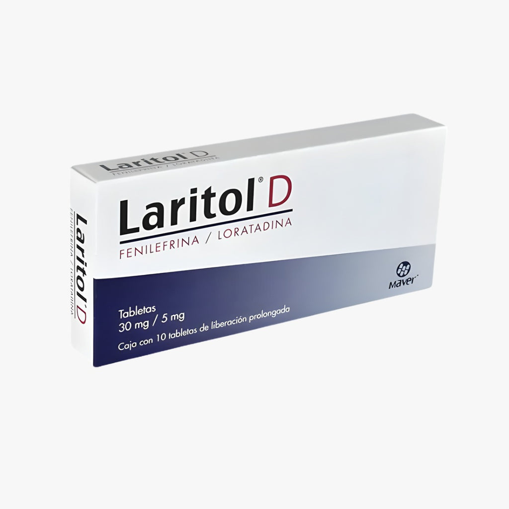 LARITOL D. FENILEFRINA 30 MG/LORATADINA 5 MG