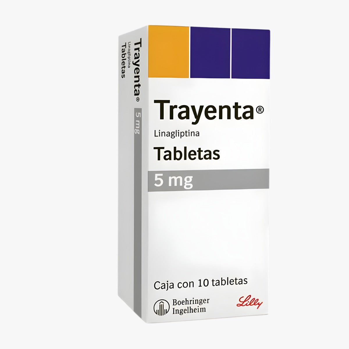 TRAYENTA. LINAGLIPTINA 5 MG. CAJA CON 10 TABLETAS