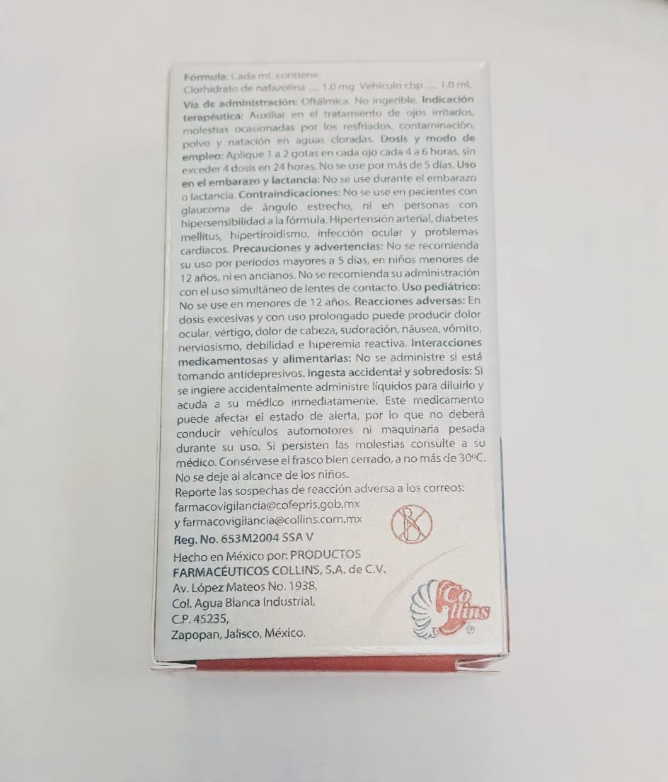 FAZOLIN COLLINS (NAFAZOLINA 1 MG/ML)