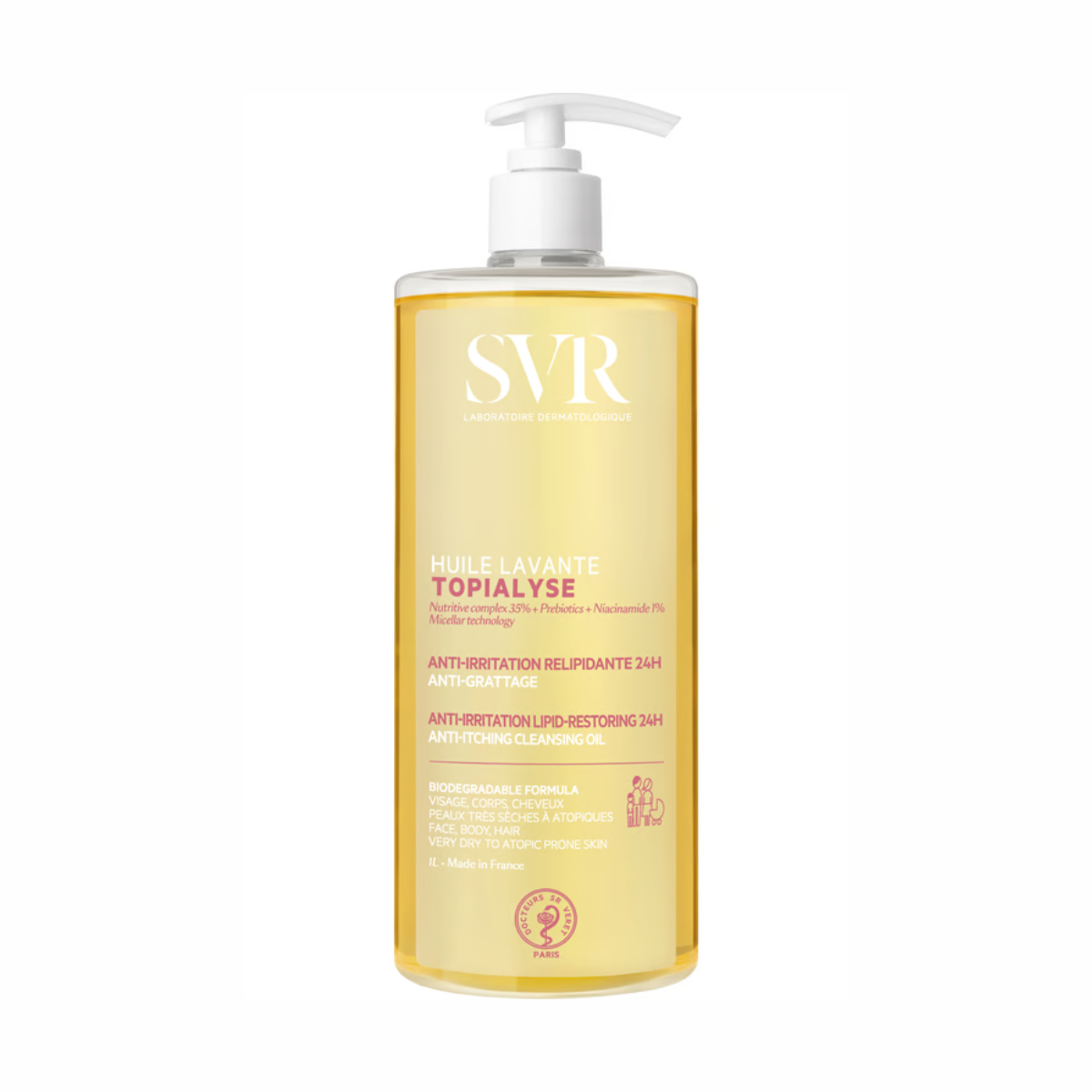 Svr Topialyse Topialyse Huile Micellare Aceite Limpiador Restaurador De 1 Litro