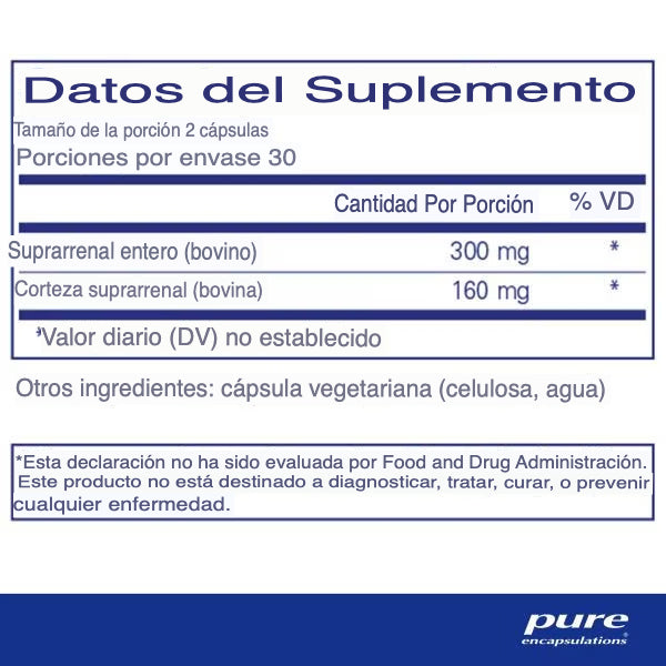 Pure Encapsulations Adrenal 60 Caps