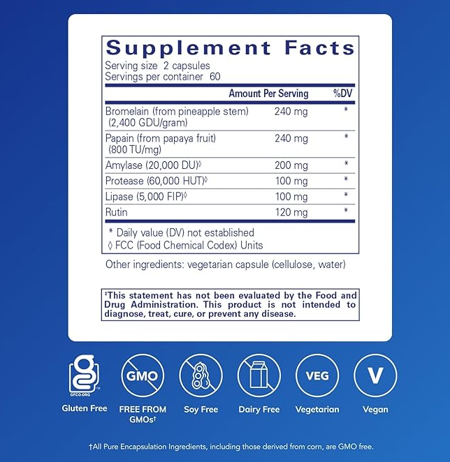 Pure Encapsulations A.I. Enzymes 120 capsulas