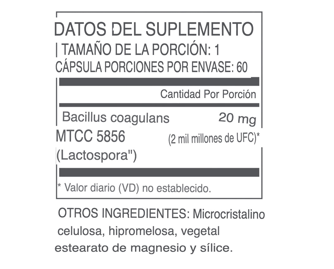 BioTE Bacillus Coagulans (60 cápsulas)