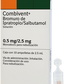 BROMURO DE IPRATROPIO, SALBUTAMOL COMBIVENT SOLUCIÓN 0.5/2.5 MG / 10 AMPOLLETAS DE 2.5 ML