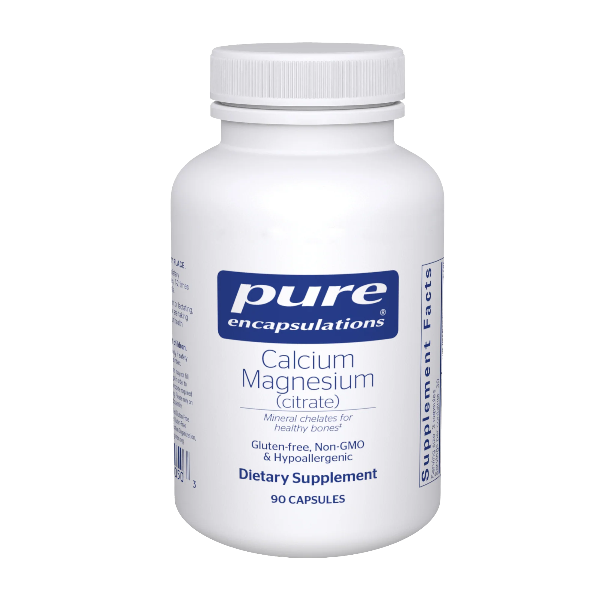Pure Encapsulations Calcium Magnesium (Citrate) 90 Cápsulas