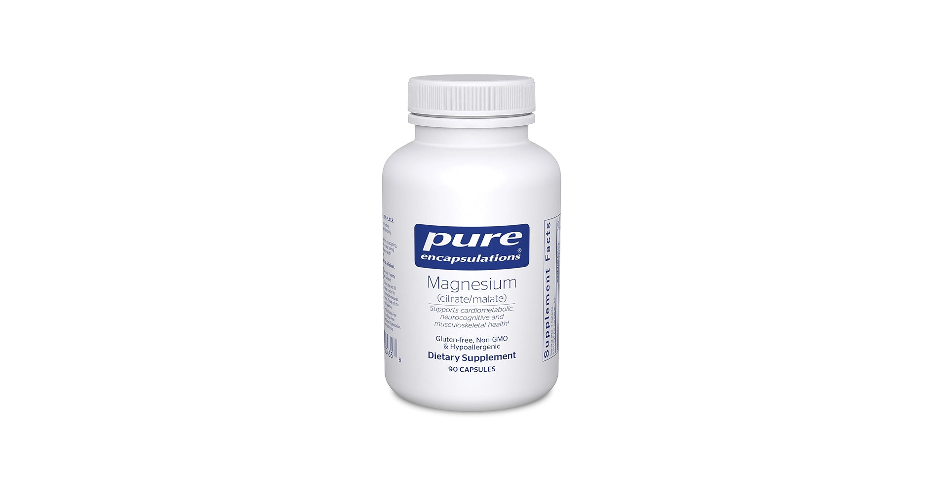 Magnesium (Citrate/Malate) – Pure Encapsulations 90 Cápsulas