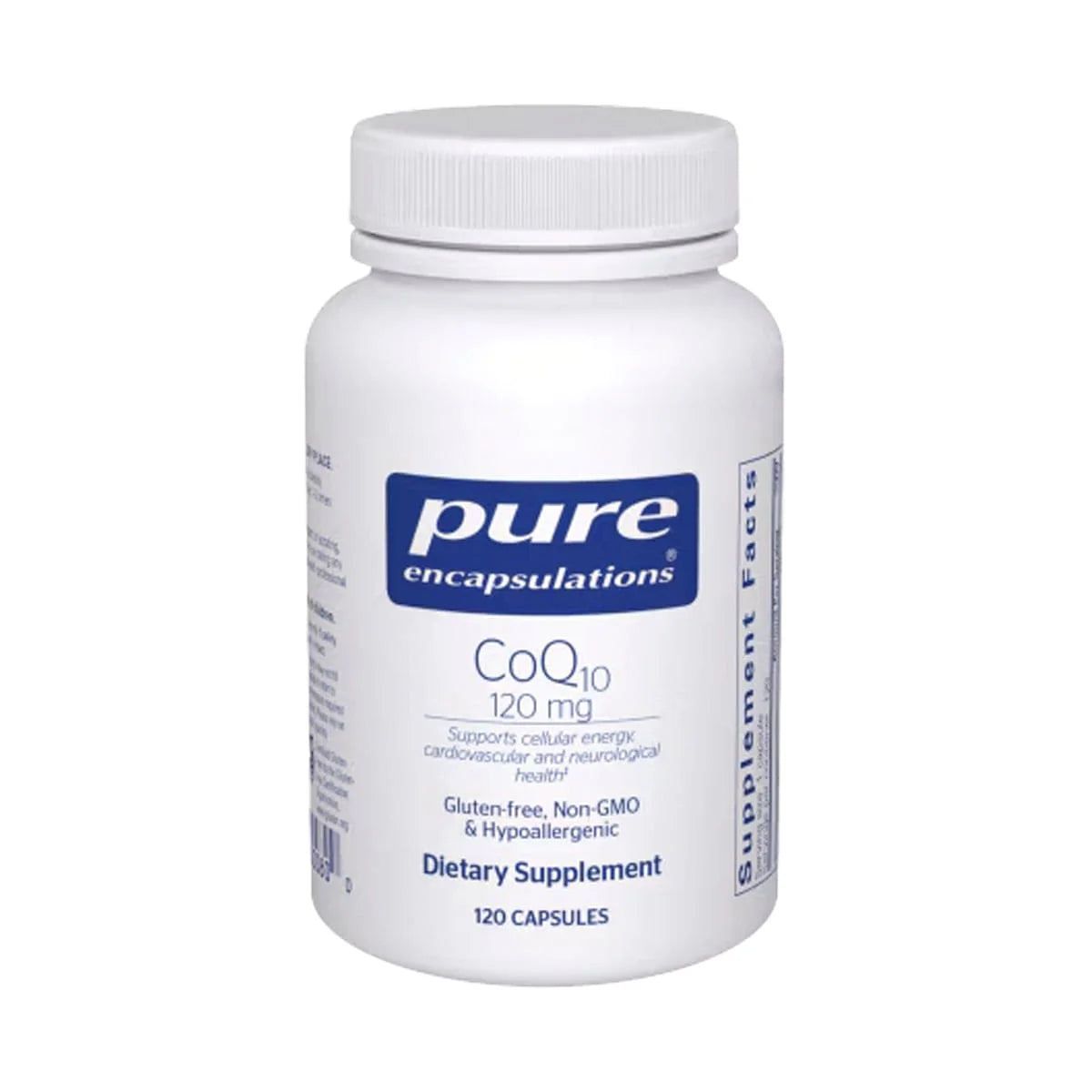 CoQ10 120 mg  Pure Encapsulations  120 Cápsulas