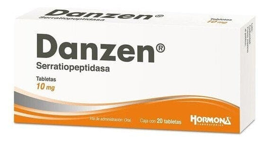 DANZEN SERRATIOPEPTIDASA 10 MG CAJA CON 20 TABLETAS