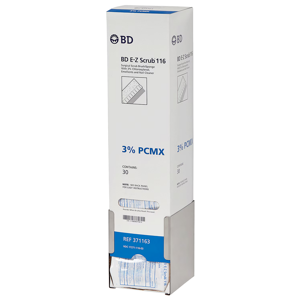 CEPILLO BD CON JABON 3% PCMX / CONTIENE 30 PIEZAS