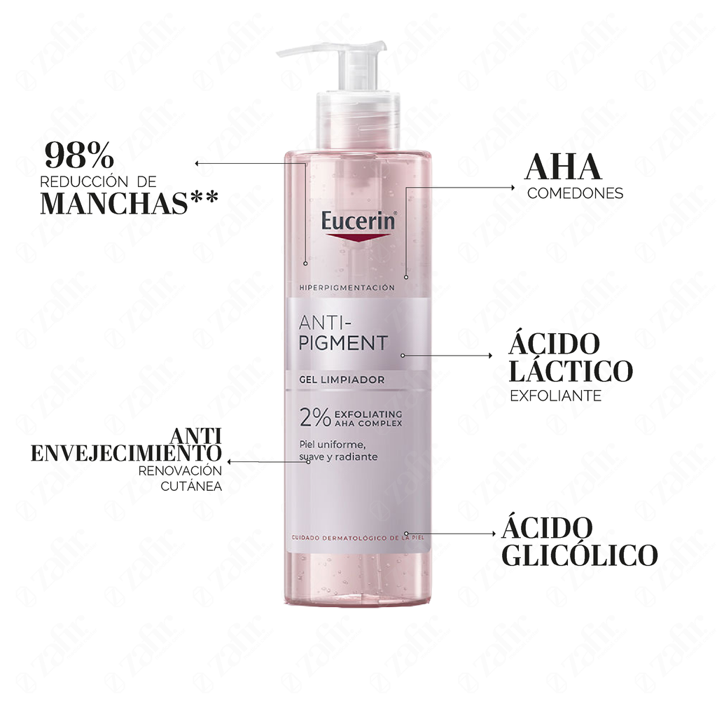 Eucerin Anti-Pigment Gel Limpiador 2% Exfoliating AHA Complex