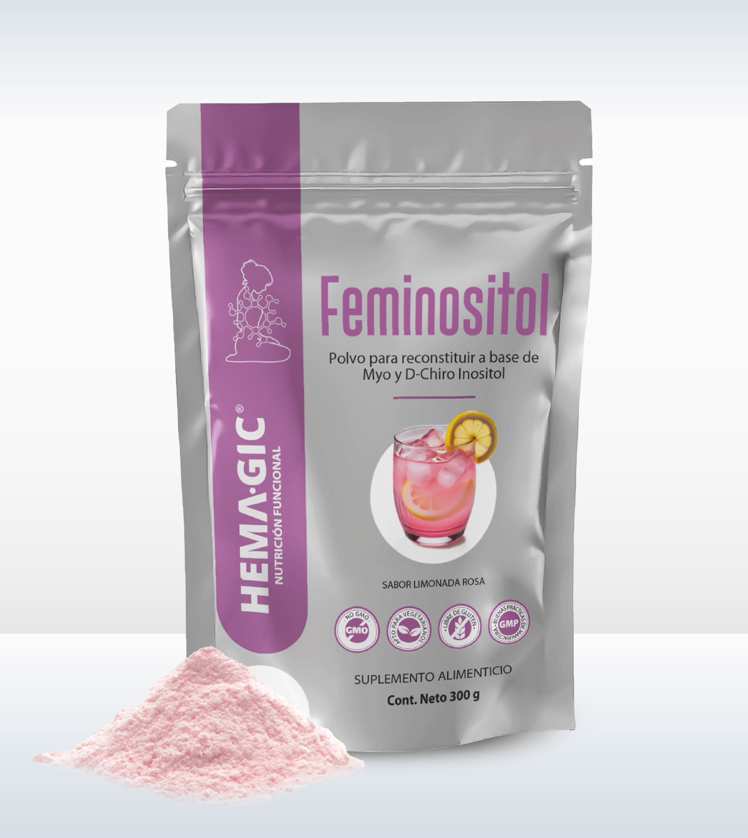 Feminositol HEMA-GIC – Myo & D-Chiro Inositol en Polvo