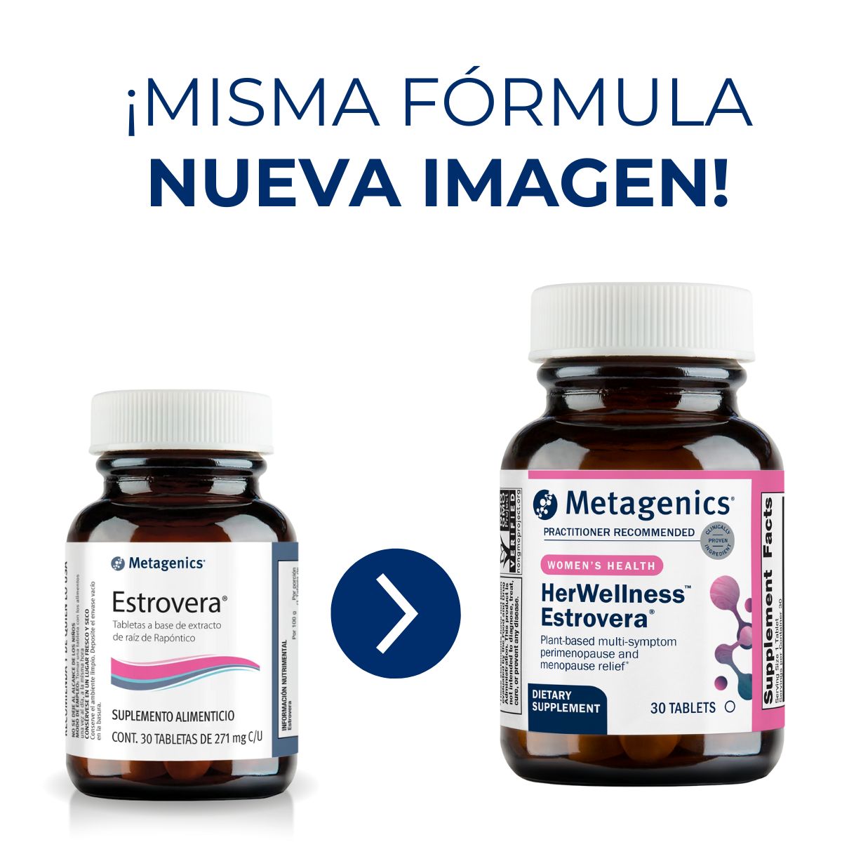 Metagenics ESTROVERA 30 tabletas