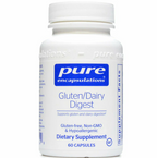 Pure encapsulations Gluten/Dairy Digest 60 capsulas