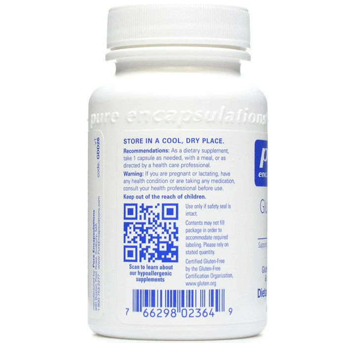 Pure encapsulations Gluten/Dairy Digest 60 capsulas