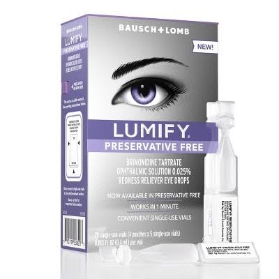 BAUSCH + LOMB LUMIFY PRESERVATIVE FREE