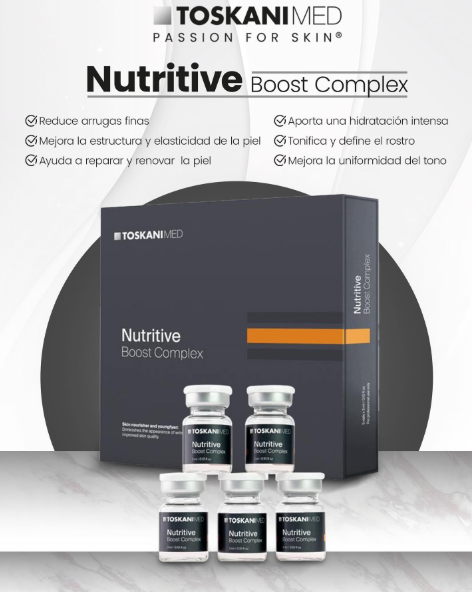 TOSKANIMED Nutritive Boost Complex, Tratamiento Facial Antiarrugas, 3 ml