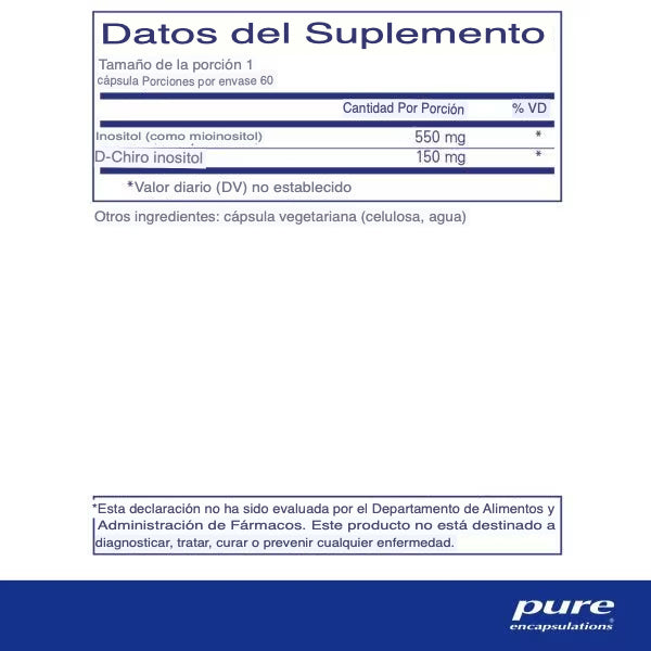 Pure Encapsulations Inositol Complex 60 Caps